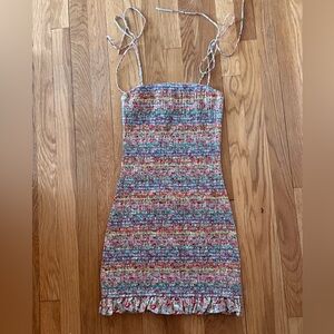 Pink Lily Bodycon Rainbow Scrunch
Mini Dress